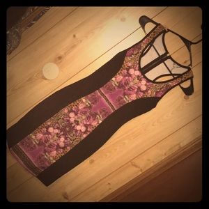 Buffalo David Bitten fitted tank top party dress